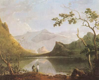 Richard  Wilson View of Snowdon from Llyn Nantlle (mk08) Norge oil painting art